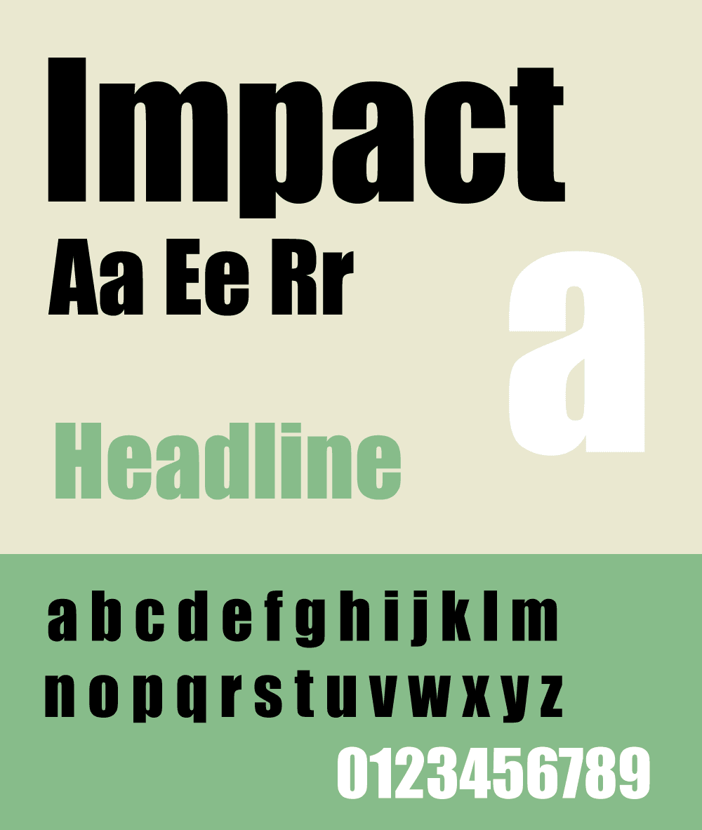 impact text generator